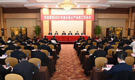 蘇鹽集團黨委召開2021年度全面從嚴治黨工作會議