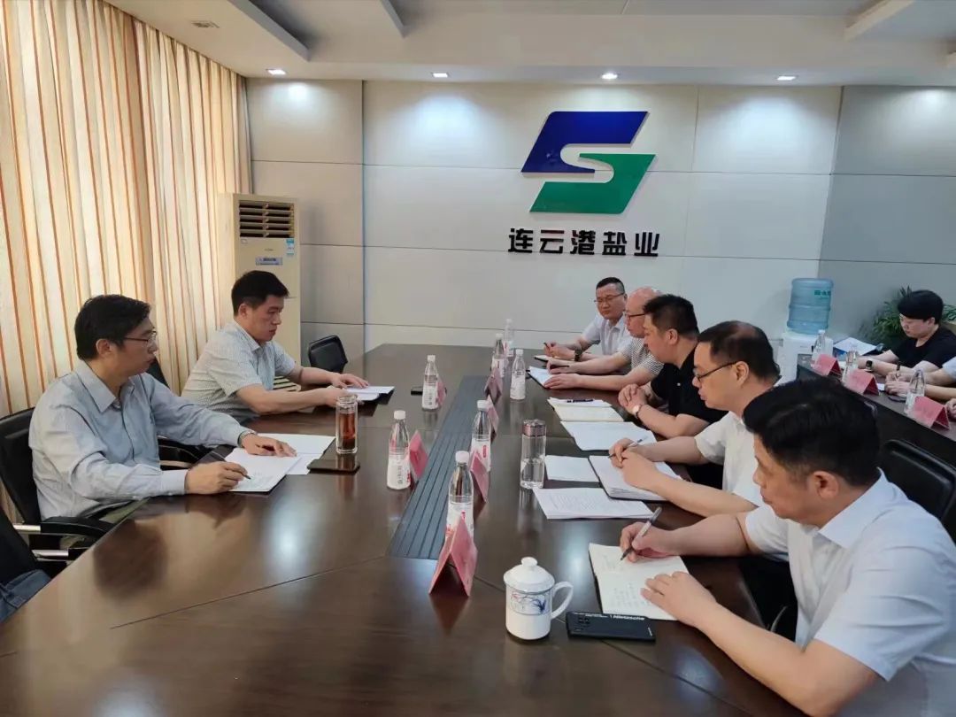 蘇鹽集團(tuán)黨委書記、董事長章朝陽赴南京鹽業(yè)公司 連云港鹽業(yè)公司調(diào)研 蘇鹽集團(tuán)黨委書記、董事長章朝陽赴南京鹽業(yè)公司 連云港鹽業(yè)公司調(diào)研