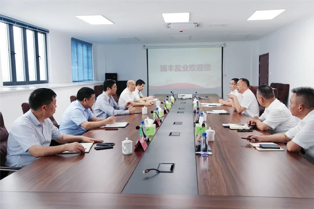 蘇鹽集團(tuán)黨委書記、董事長(zhǎng)章朝陽(yáng)赴瑞豐鹽業(yè)公司 徐州鹽業(yè)公司調(diào)研