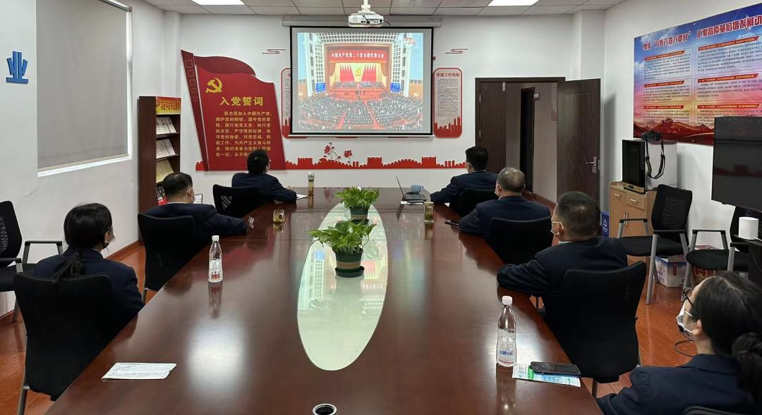 蘇鹽集團(tuán)黨委認(rèn)真組織收聽收看黨的二十大開幕盛況 蘇鹽集團(tuán)黨委認(rèn)真組織收聽收看黨的二十大開幕盛況