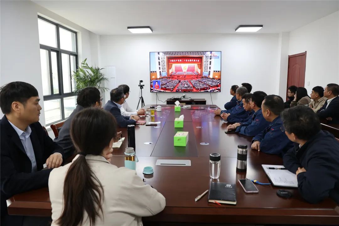 蘇鹽集團(tuán)黨委認(rèn)真組織收聽收看黨的二十大開幕盛況 蘇鹽集團(tuán)黨委認(rèn)真組織收聽收看黨的二十大開幕盛況