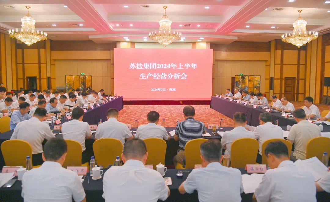 蘇鹽集團召開2024年上半年生產(chǎn)經(jīng)營分析會 蘇鹽集團召開2024年上半年生產(chǎn)經(jīng)營分析會